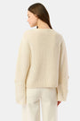 Roller Rabbit Cream Crochet Floral Quinn Sweater
