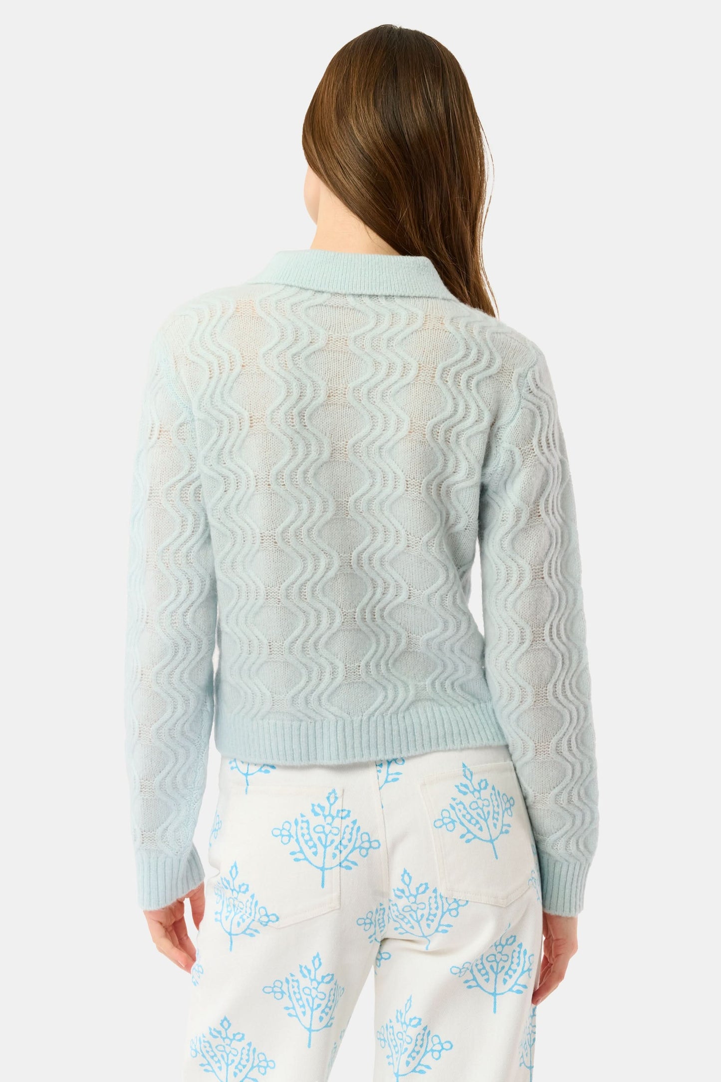 Roller Rabbit Plume Wave Knit Ava Sweater