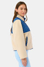 Roller Rabbit Navy Pop Hearts Marina Fleece Jacket