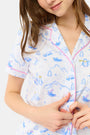 Roller Rabbit Blue Penguin Party Polo Pajamas