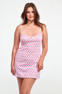 Ditsy Daisy Pointelle Pearl Slip Dress