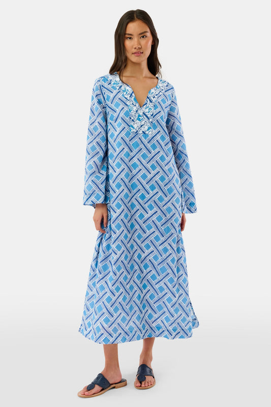 Roller Rabbit Blue Liana Astrella Kurta