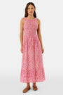 Roller Rabbit Tangerine Suzie Floral Ribbon Emily Dress