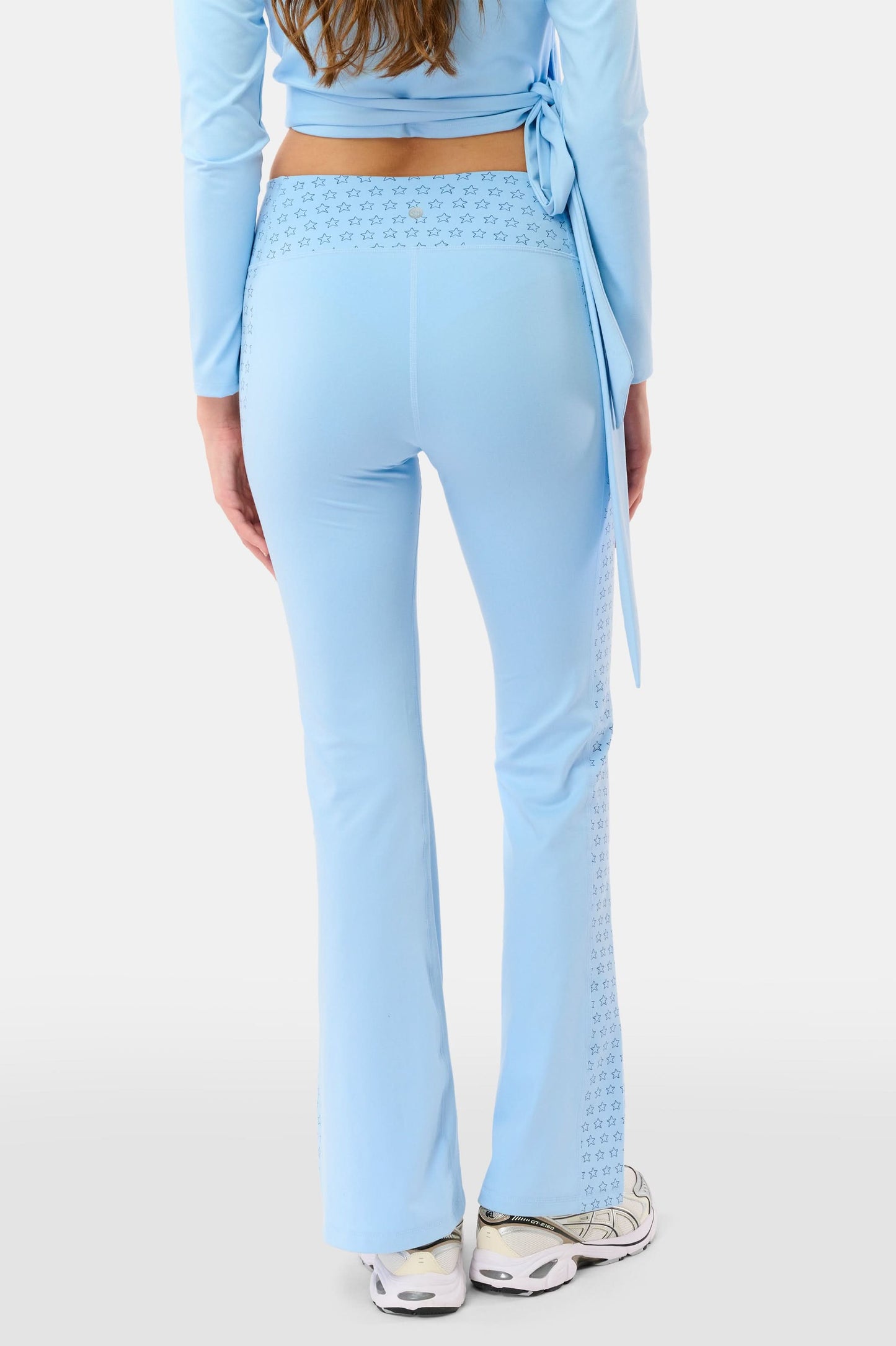 Roller Rabbit Ice Blue Stars Ally Flared Leggings