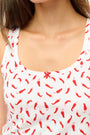 Roller Rabbit Red Picante Astor Tank