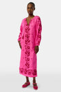Roller Rabbit Berry Cross Stitch Vine Shiv Caftan