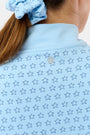 Roller Rabbit Ice Blue Stars Celia Quarter Zip