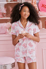Roller Rabbit Pink Sugar Doily Beaux Polo Pajamas