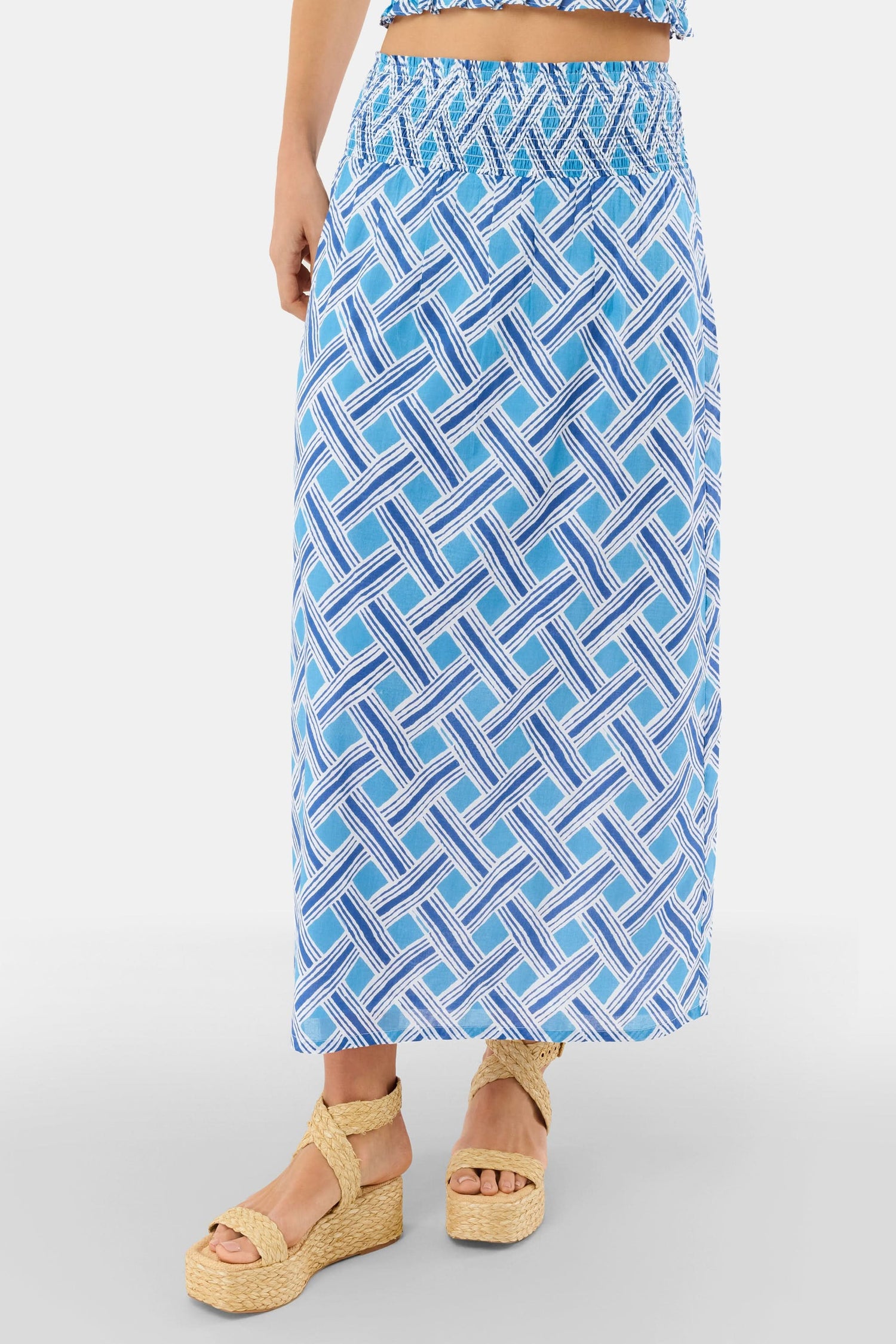 Roller Rabbit Blue Liana Juliette Skirt