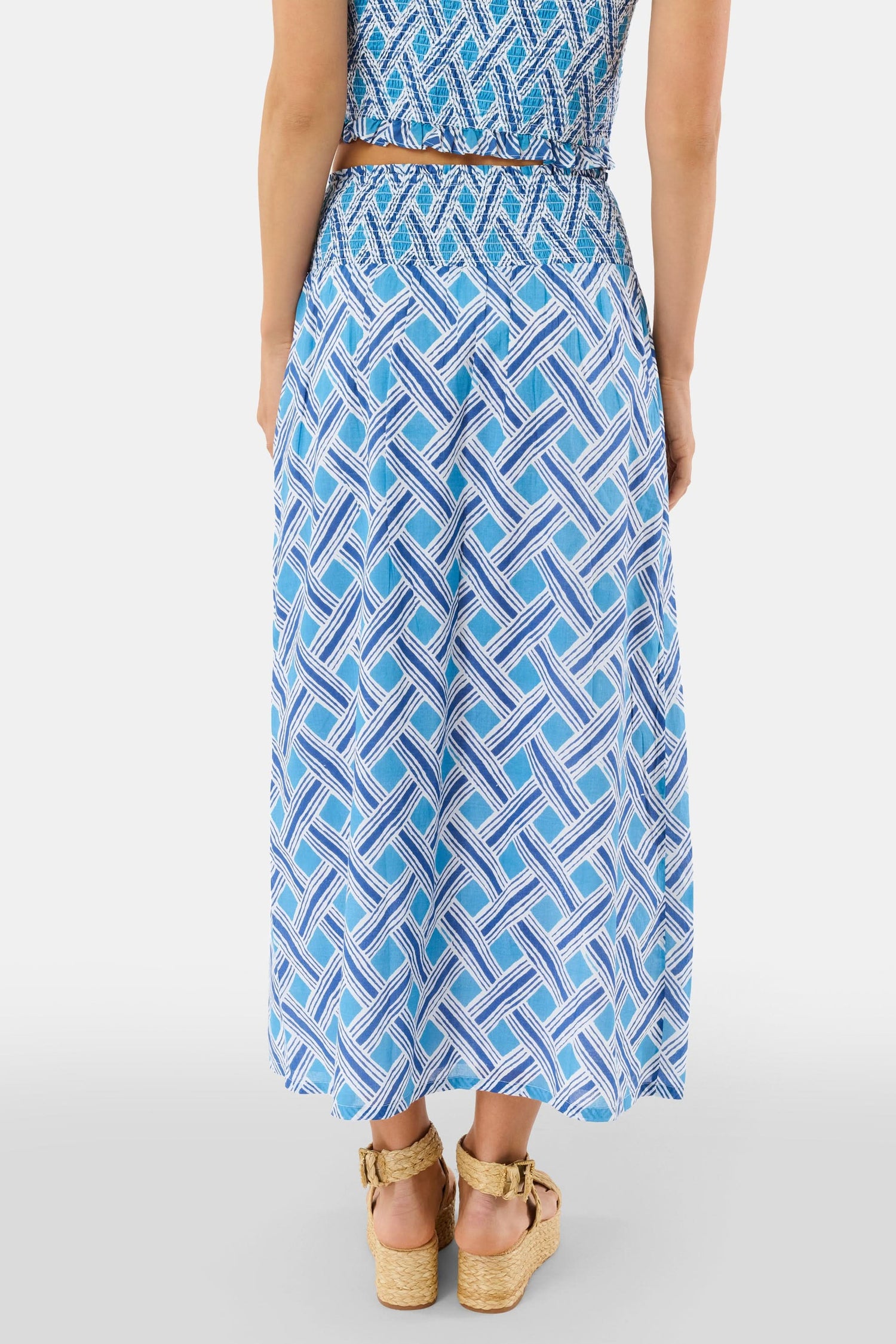 Roller Rabbit Blue Liana Juliette Skirt