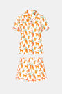 Roller Rabbit Orange Teddy Tiger Polo Pajamas
