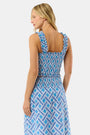 Roller Rabbit Blue Liana Sabrina Top