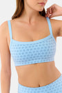 Roller Rabbit Ice Blue Stars Keeley Sports Bra