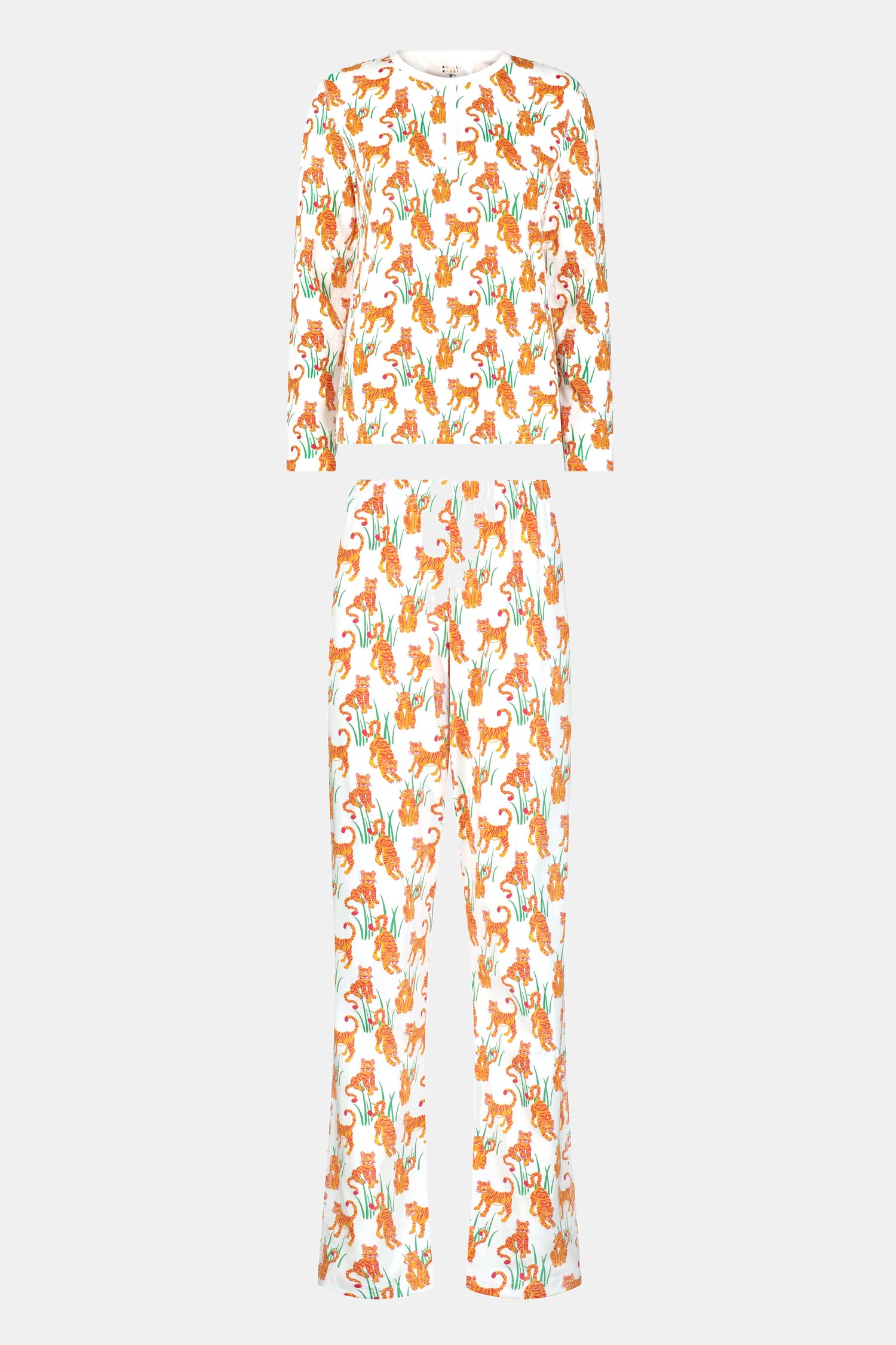 Roller Rabbit Orange Teddy Tiger Pajamas