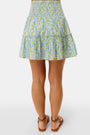 Roller Rabbit Blue Suzie Floral Ribbon Riki Skirt