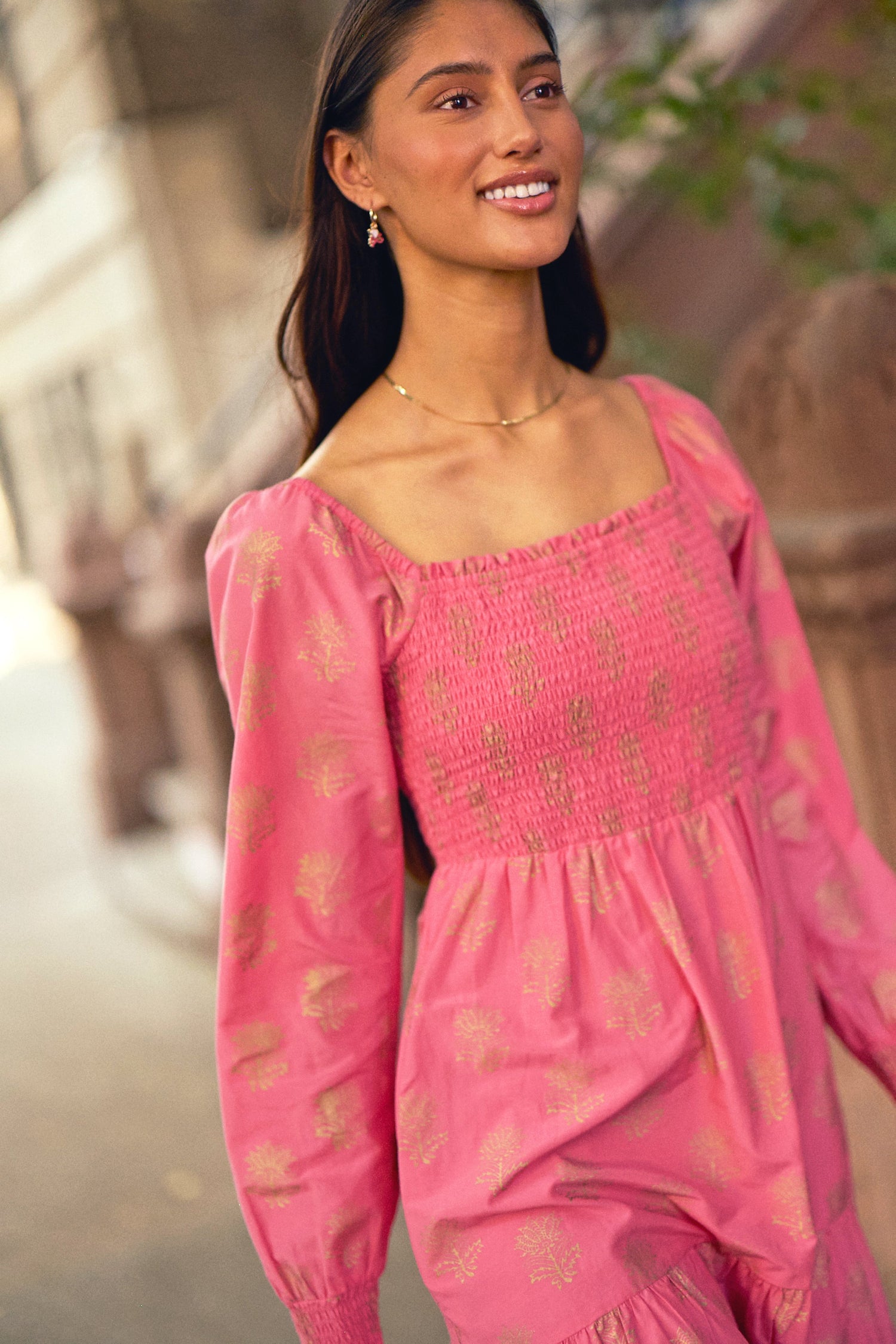 roller rabbit pink dress Roller Rabbit x Hill House The Tiny Ellie Nap Dress