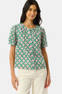 Roller Rabbit Pink Liana Dorian Top