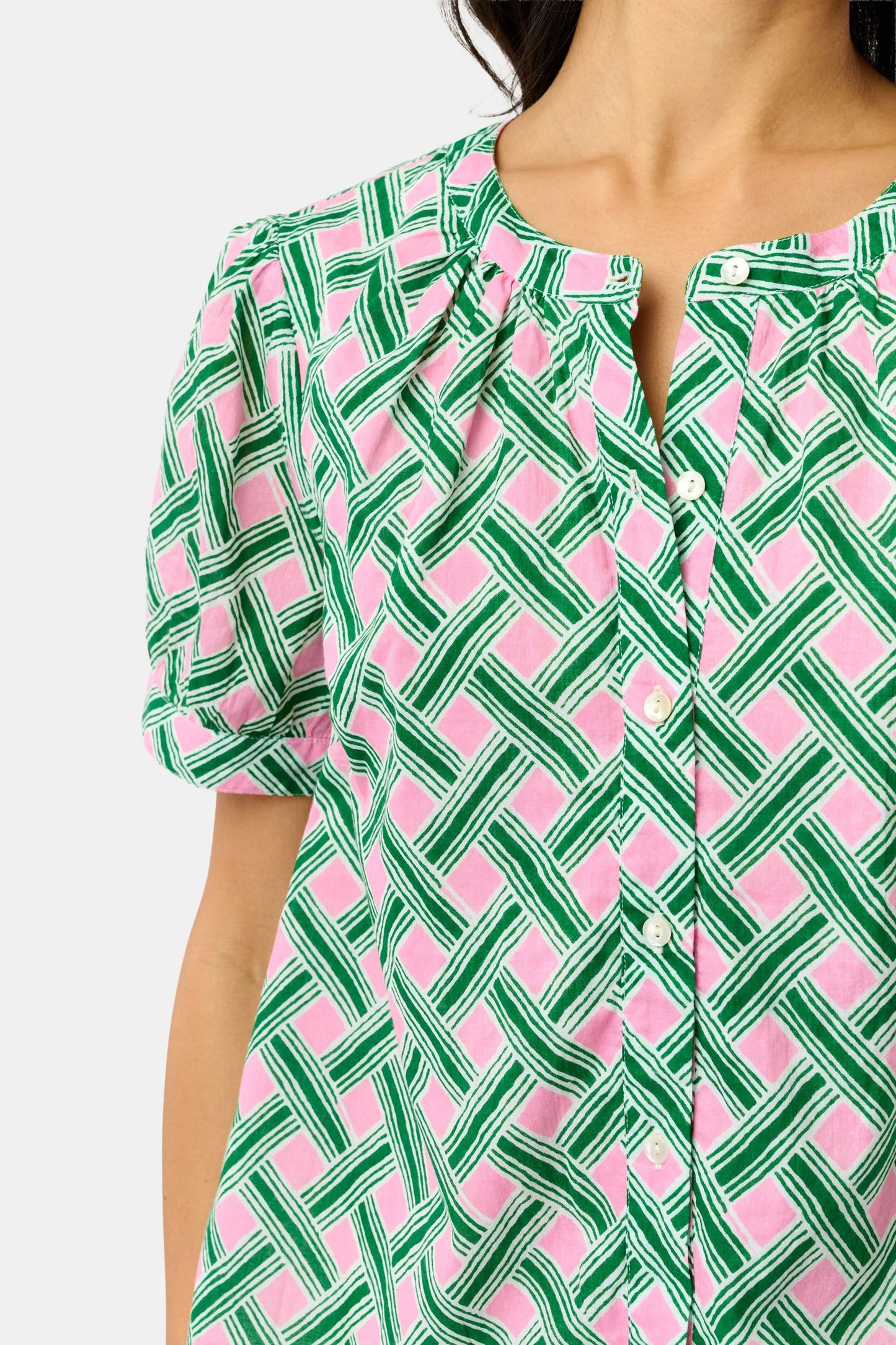 Roller Rabbit Pink Liana Dorian Top