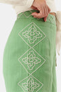 Roller Rabbit Green Corded Medallion Sorella Pants