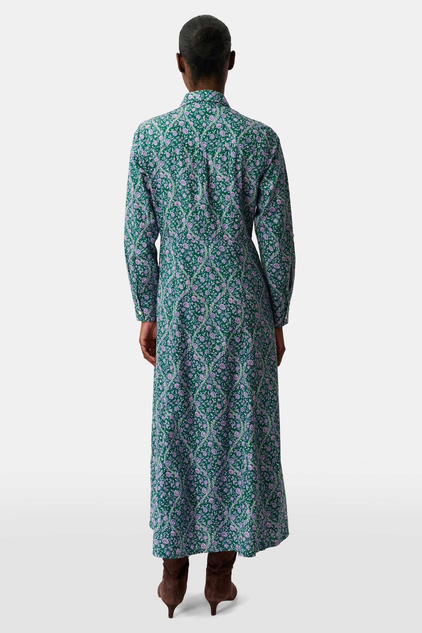 Roller Rabbit Olive Suzie Floral Ribbon Darla Dress