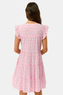 Roller Rabbit Pink Fan Geo Pippa Dress