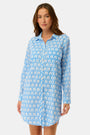 Roller Rabbit Blue Fan Geo Shirt Dress