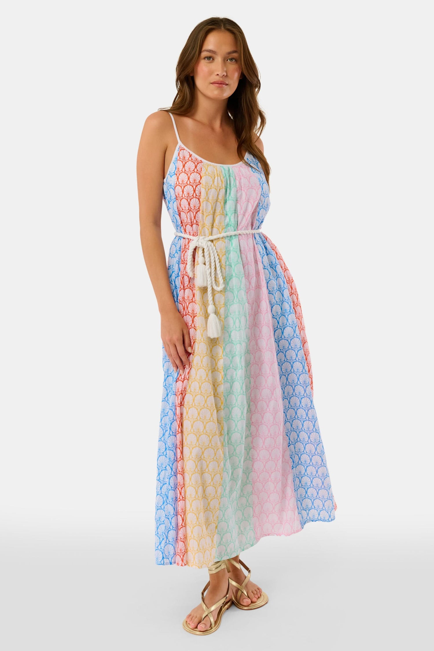 Roller Rabbit Multi Fan Geo Courtney Dress