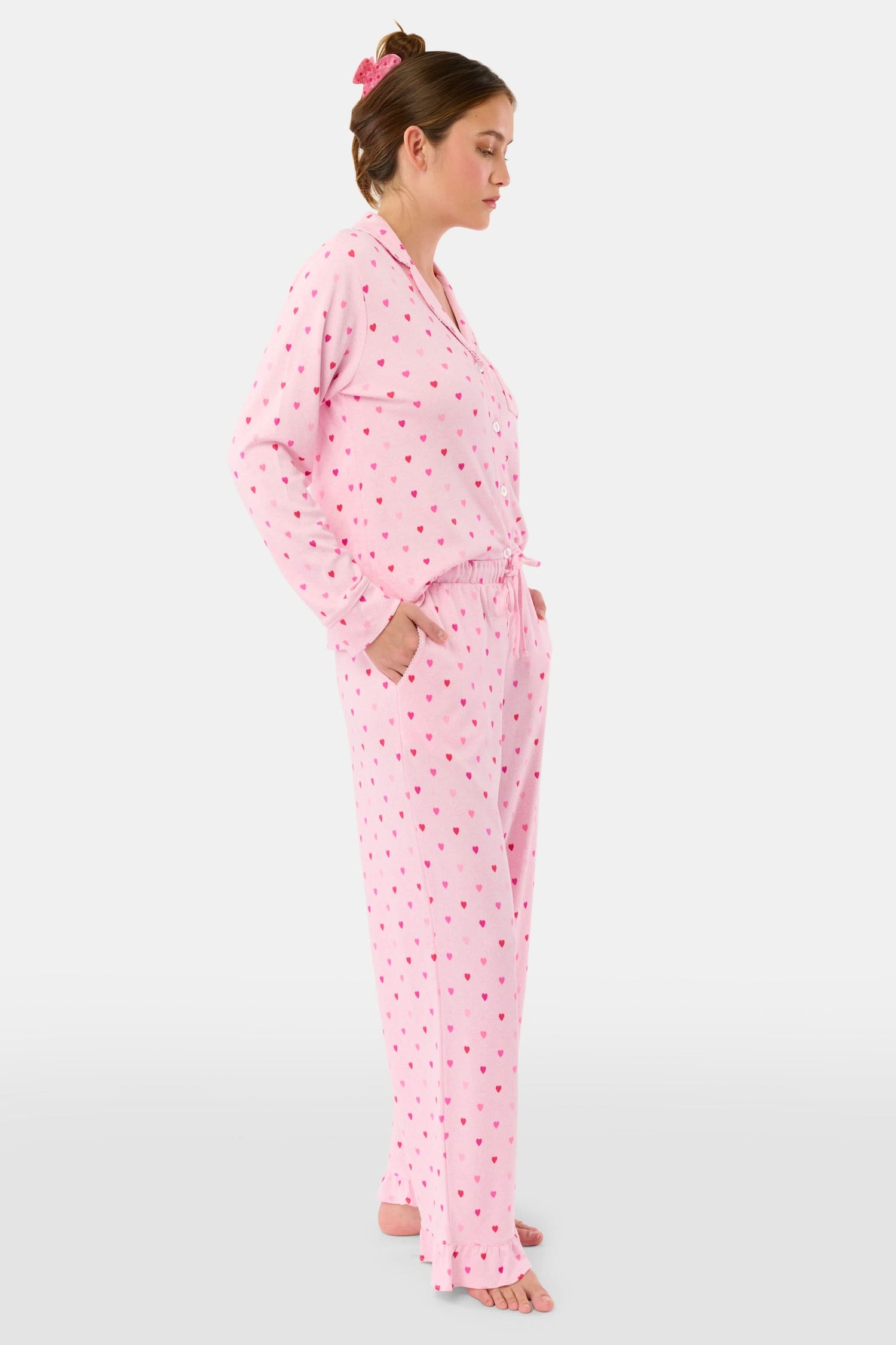 Roller Rabbit Pink Jemina Hearts Kate Lounge Set