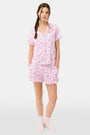 Roller Rabbit Pink Love Letters Wyatt Polo Pajamas