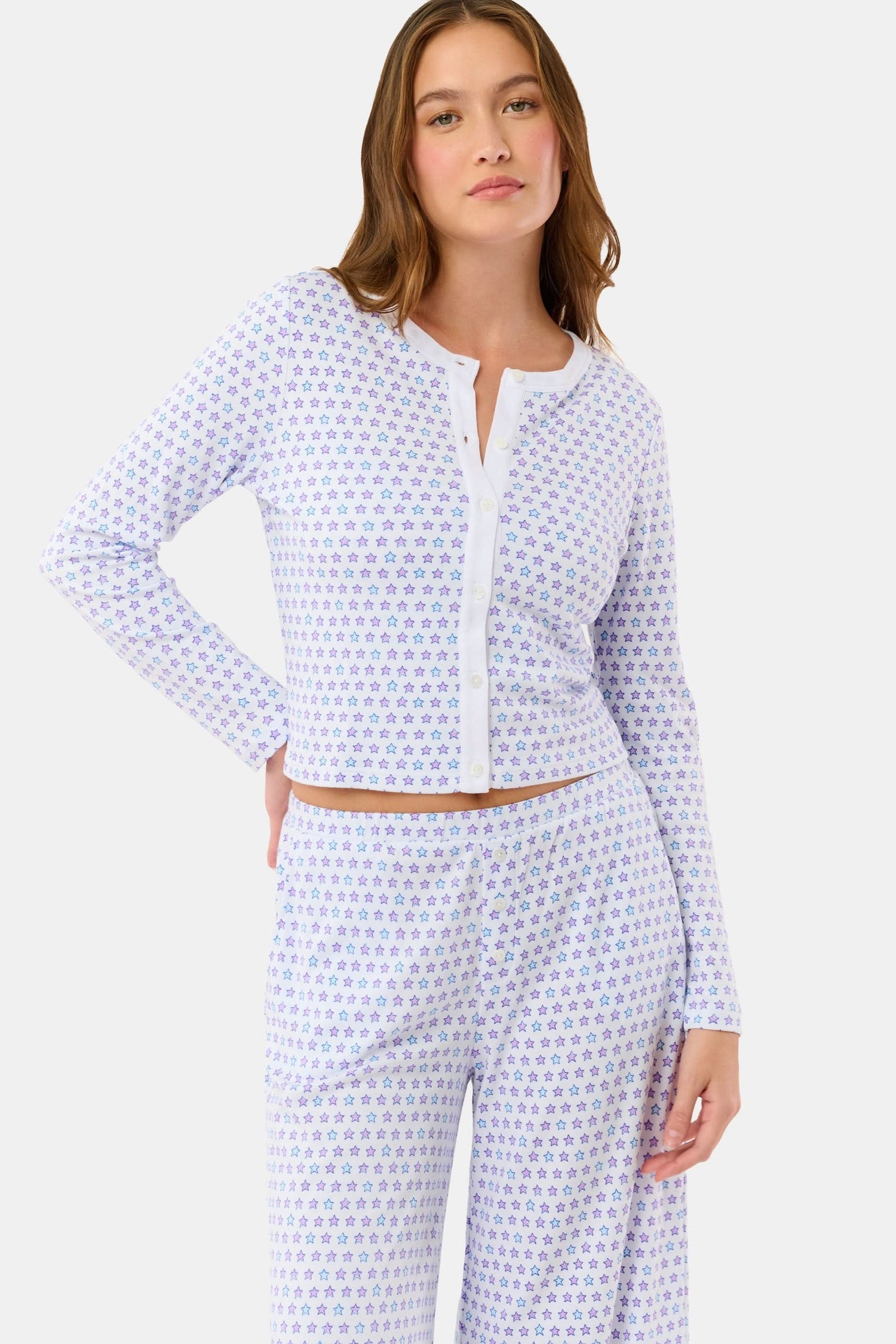 Roller Rabbit Lavender Pop Stars Nessa Cardigan