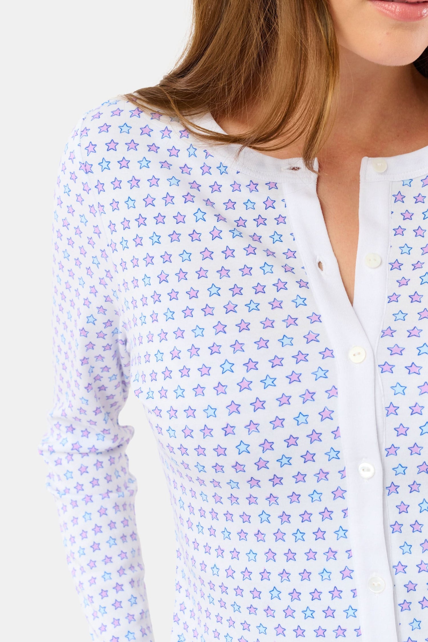 Roller Rabbit Lavender Pop Stars Nessa Cardigan