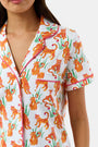 Roller Rabbit Orange Teddy Tiger Polo Pajamas