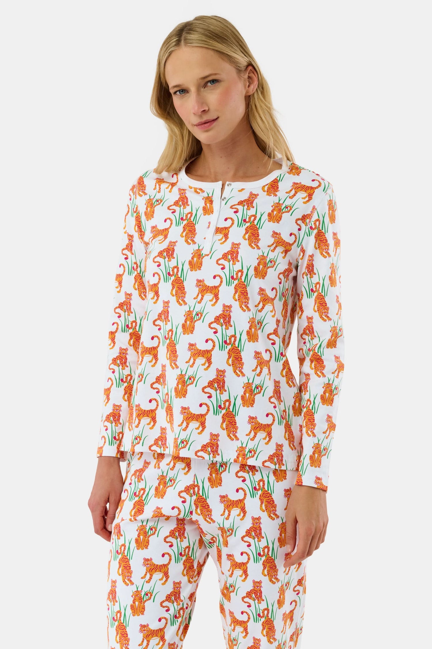 Roller Rabbit Orange Teddy Tiger Pajamas