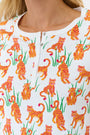 Roller Rabbit Orange Teddy Tiger Pajamas