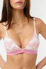 Roller Rabbit Pink Minnows York Bralette