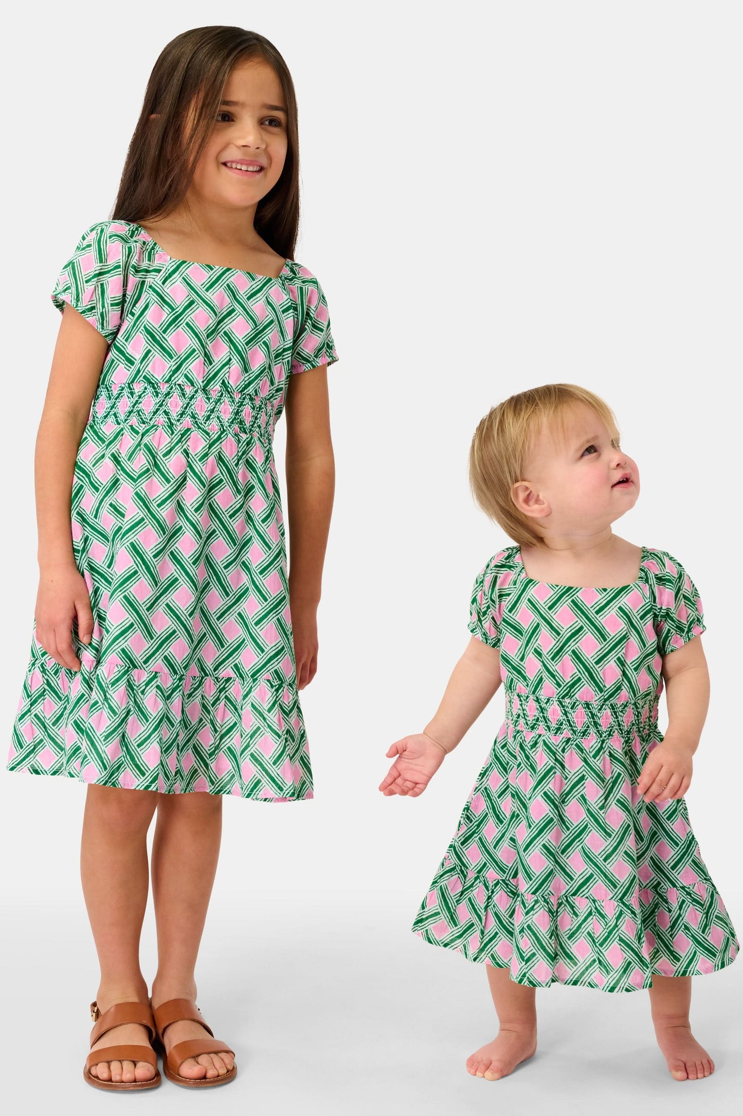 Roller Rabbit Pink Kids Liana Arna Dress