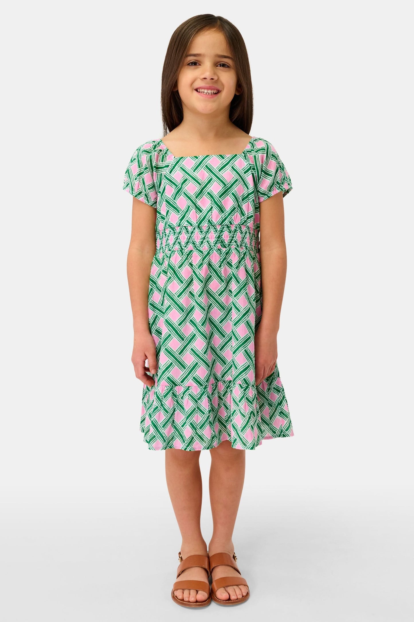 Roller Rabbit Pink Kids Liana Arna Dress