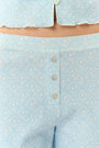 Roller Rabbit Light Blue Jemina Hearts Pointelle Michelle Pant