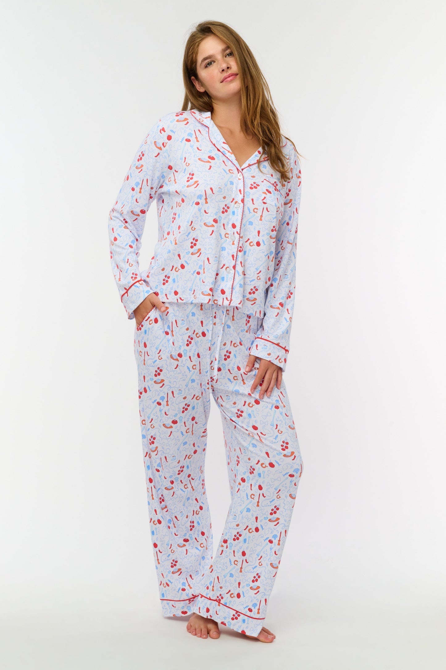 Roller Rabbit Blue Amalfi Fresco Lindy Lounge Set