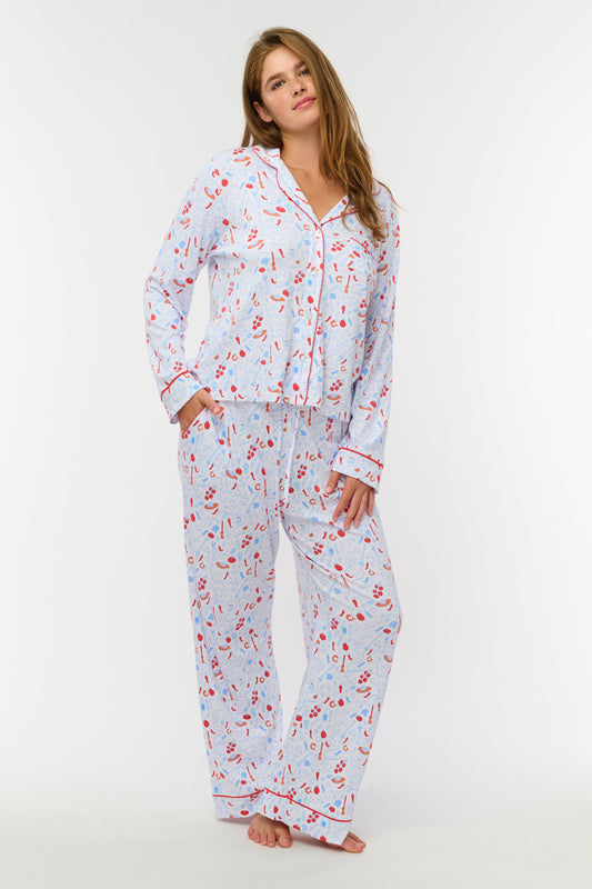 Roller Rabbit Blue Amalfi Fresco Lindy Lounge Set