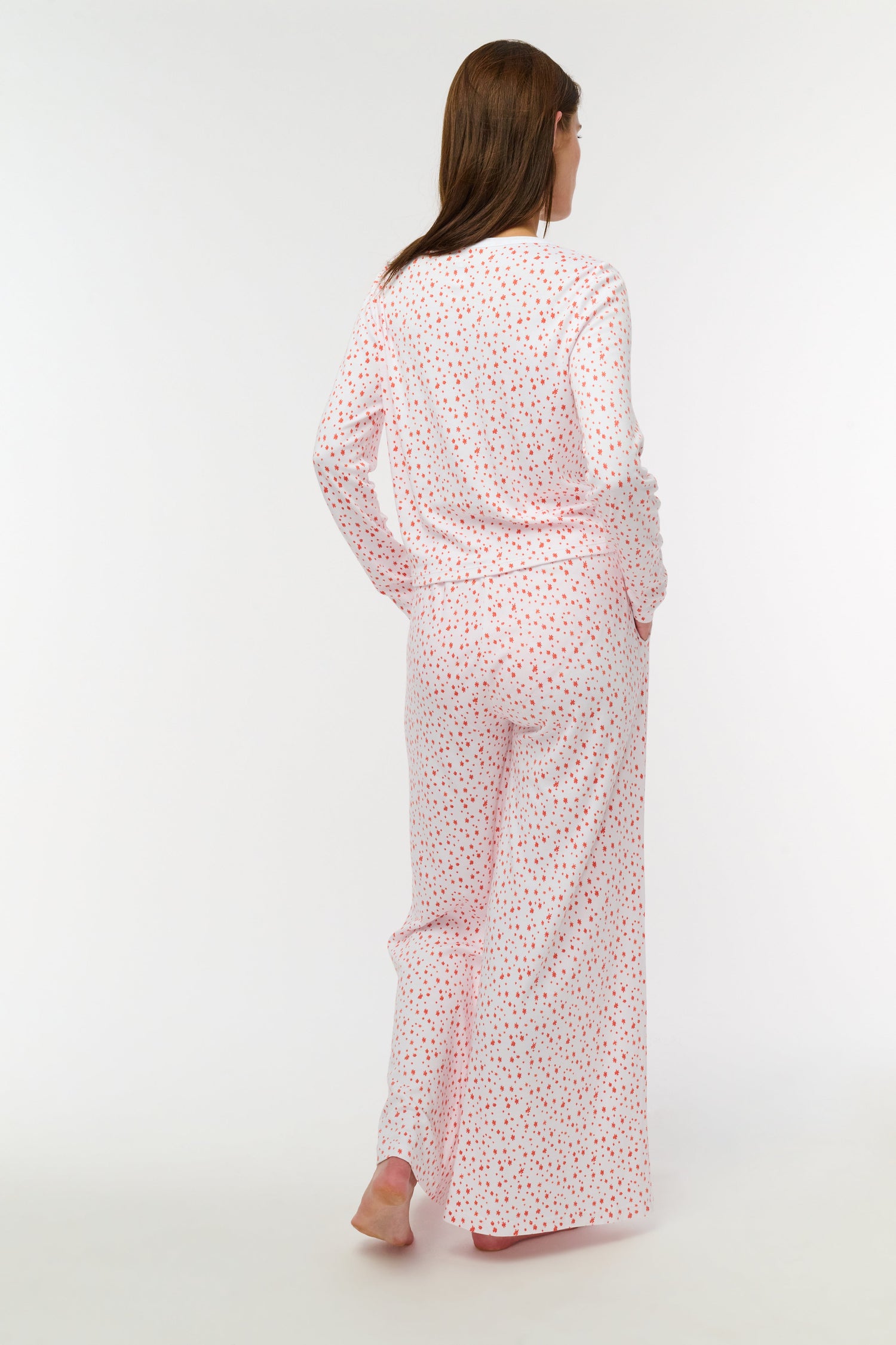 Roller Rabbit Orange Étoiles Boden Pant