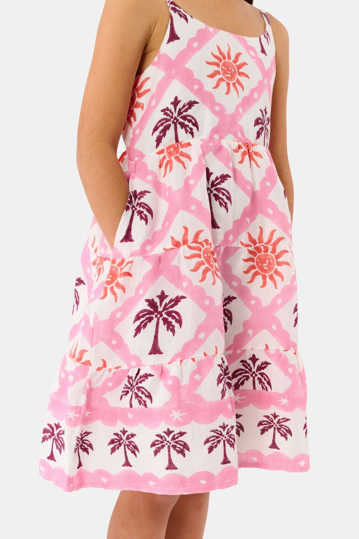 Roller Rabbit Pink Kids Sunny Days Britt Dress