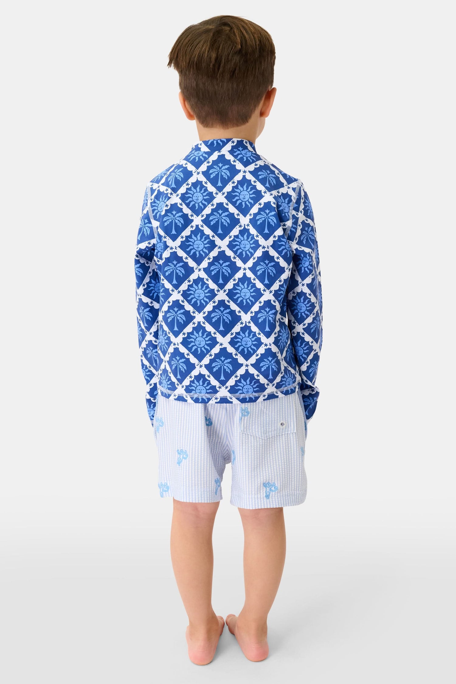 Roller Rabbit Navy Kids Sunny Days Rashguard