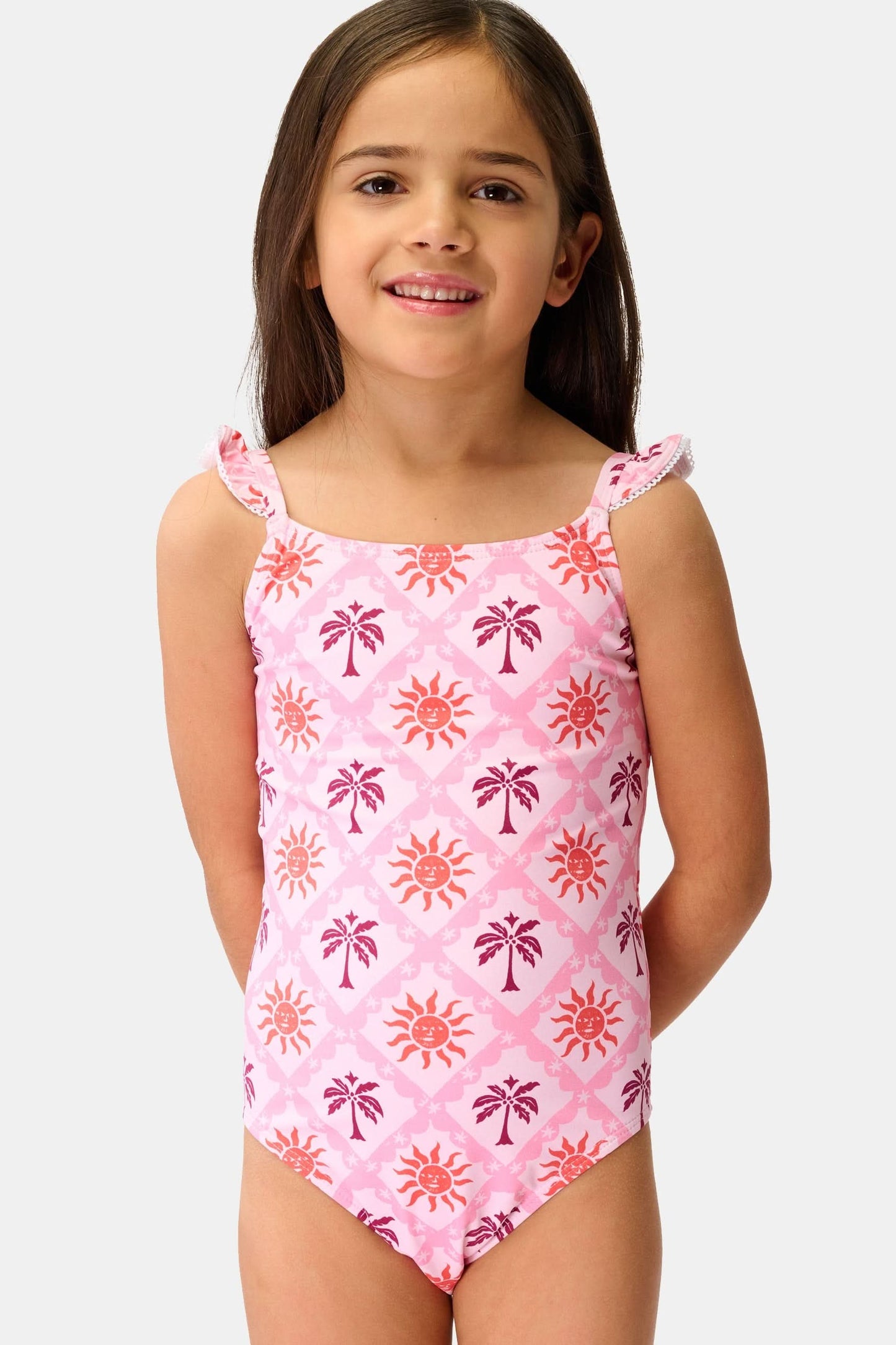 Roller Rabbit Pink Kids Sunny Days Rory One Piece
