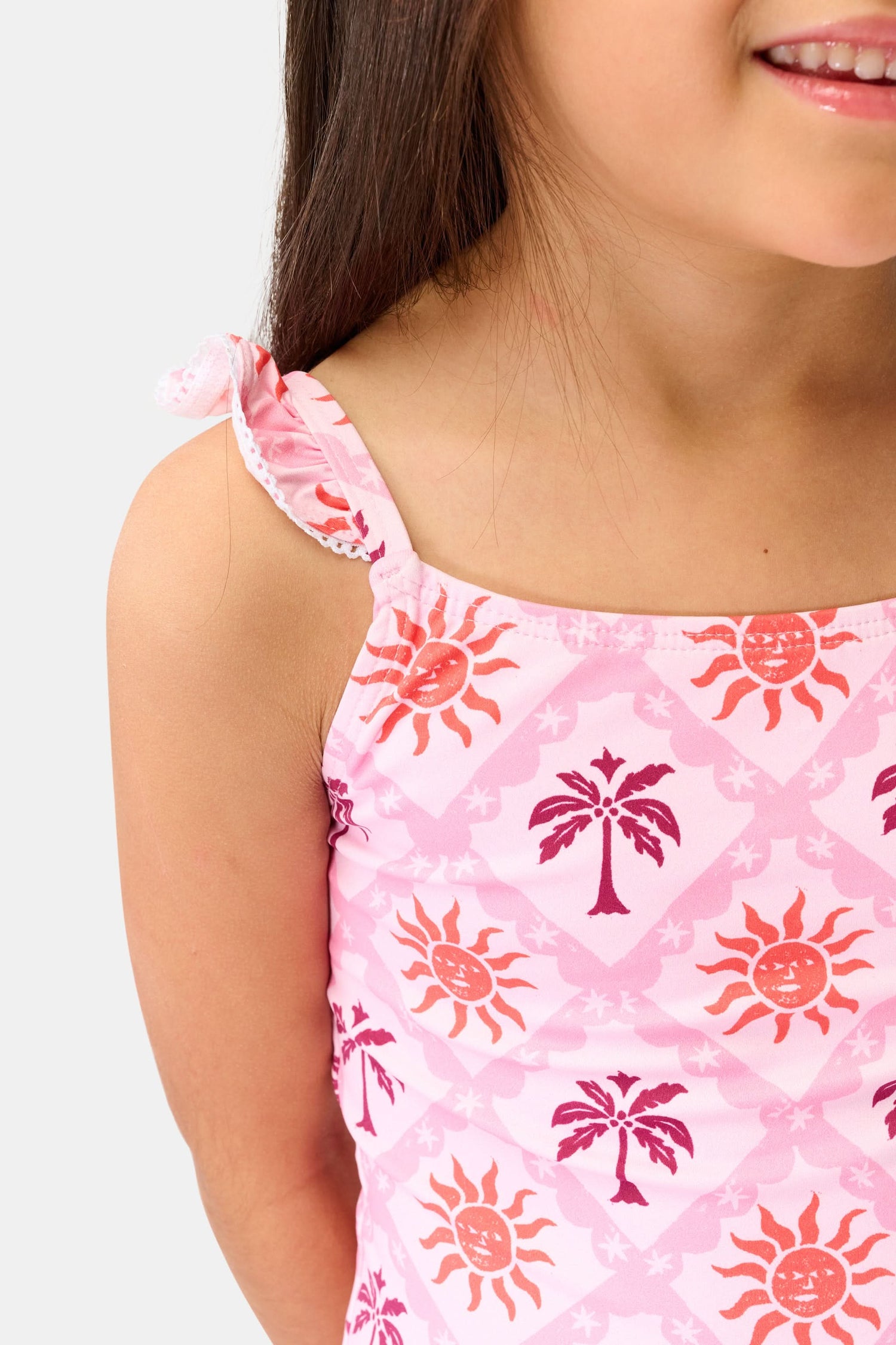 Roller Rabbit Pink Kids Sunny Days Rory One Piece