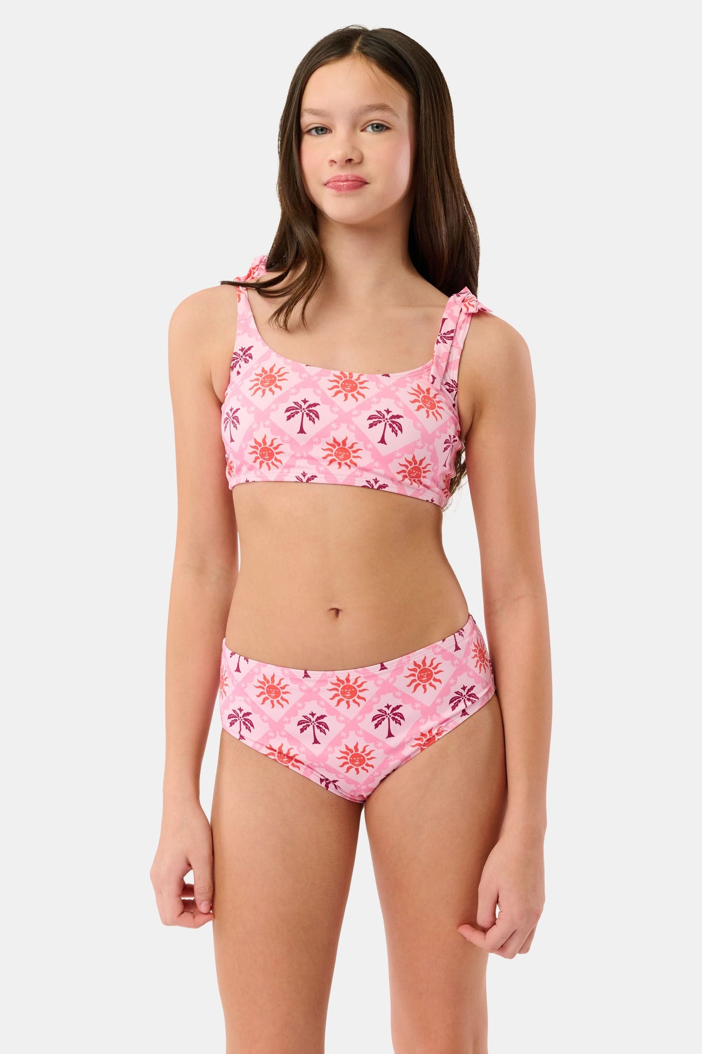 Roller Rabbit Pink Kids Sunny Days Cora Bikini
