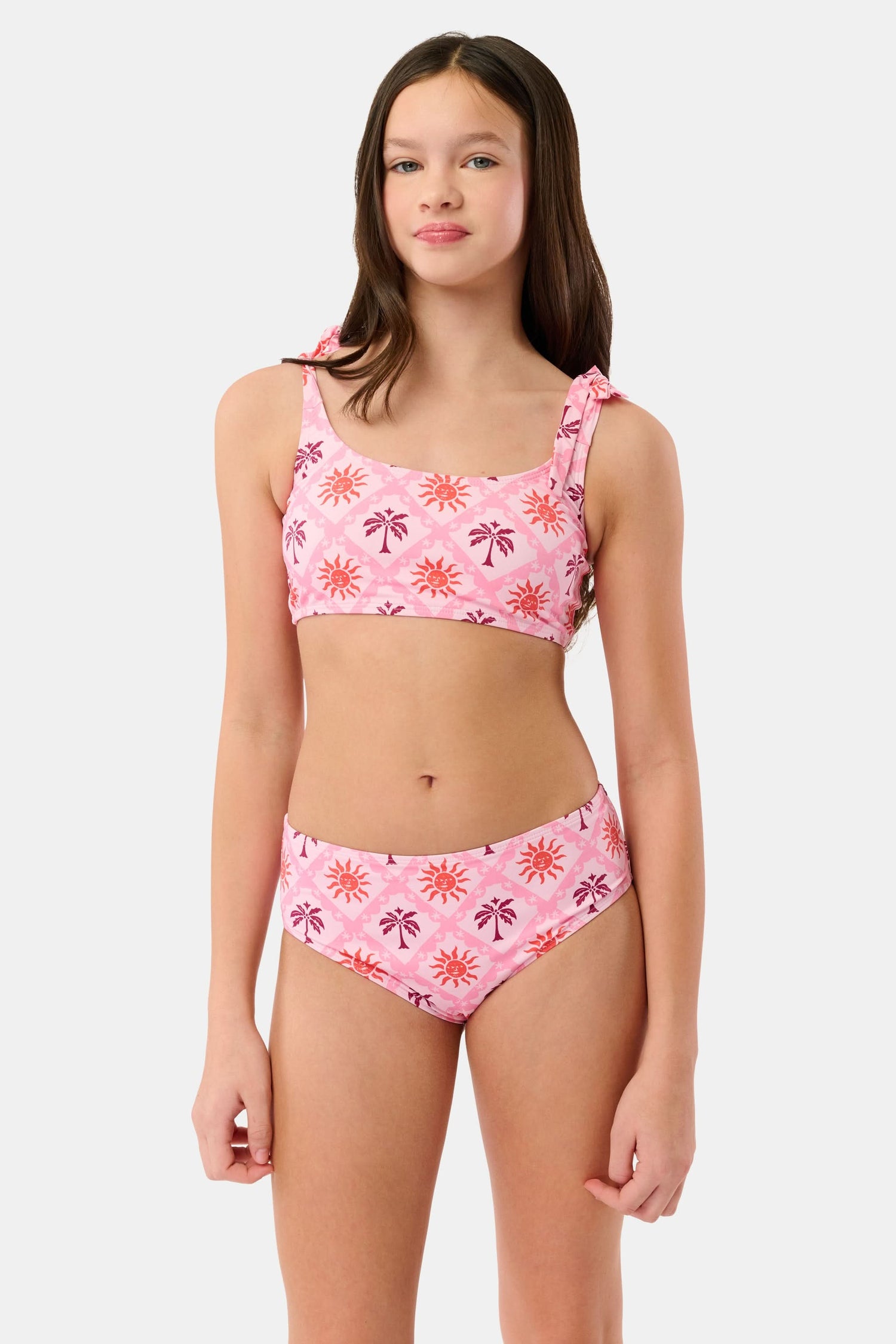 Roller Rabbit Pink Kids Sunny Days Cora Bikini