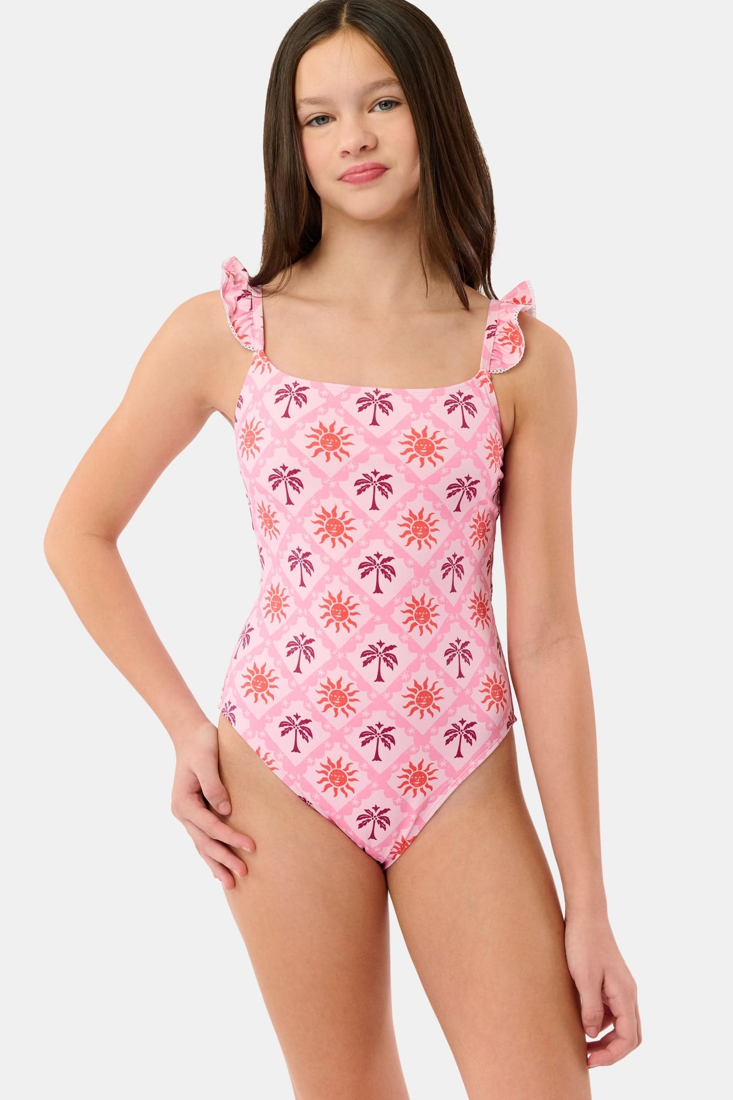 Roller Rabbit Pink Kids Sunny Days Rory One Piece