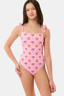 Roller Rabbit Pink Kids Sunny Days Rory One Piece