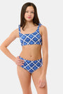 Roller Rabbit Navy Kids Sunny Days Cora Bikini
